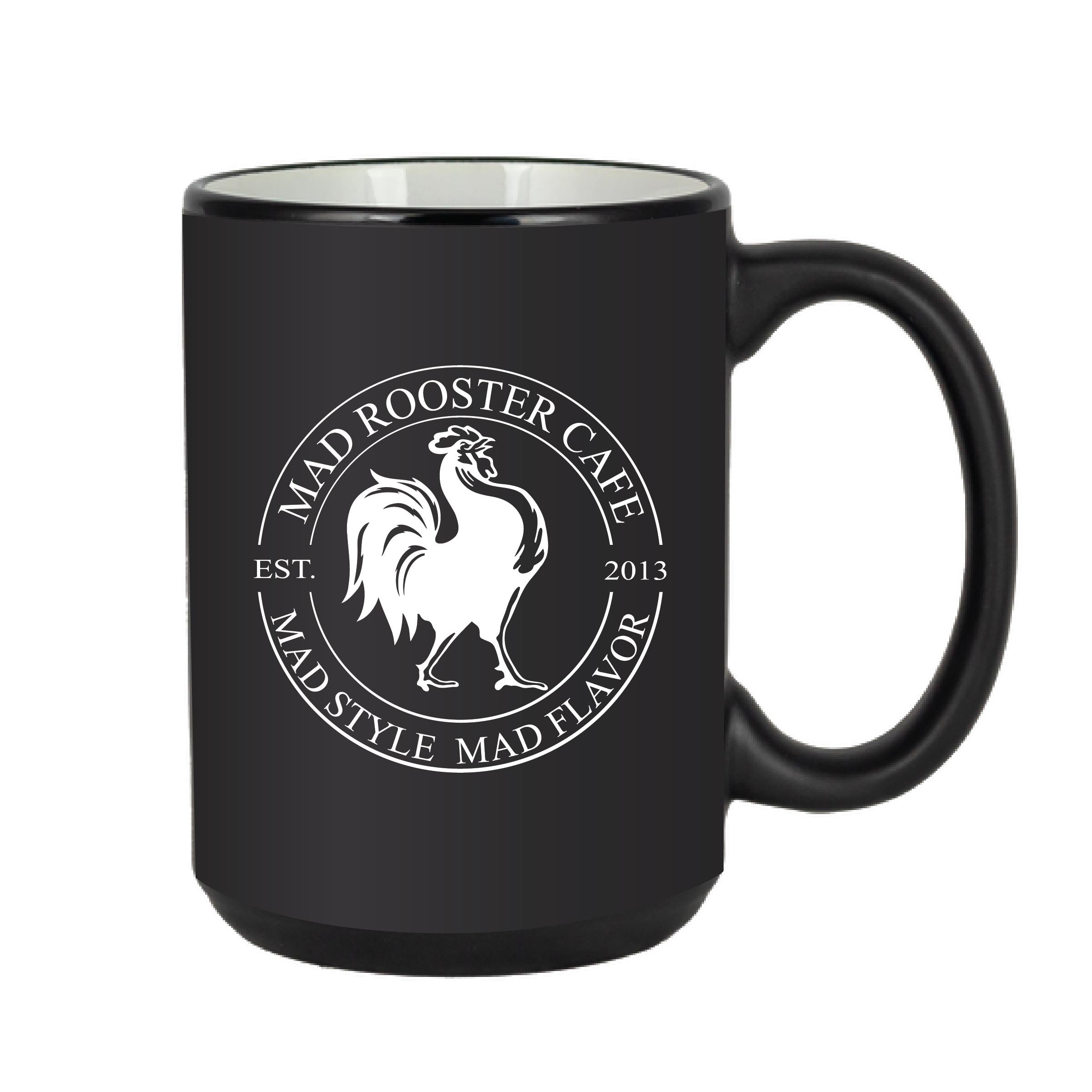 KONAPRO 14 oz. Two Tone Coffee Mug - Mad Rooster