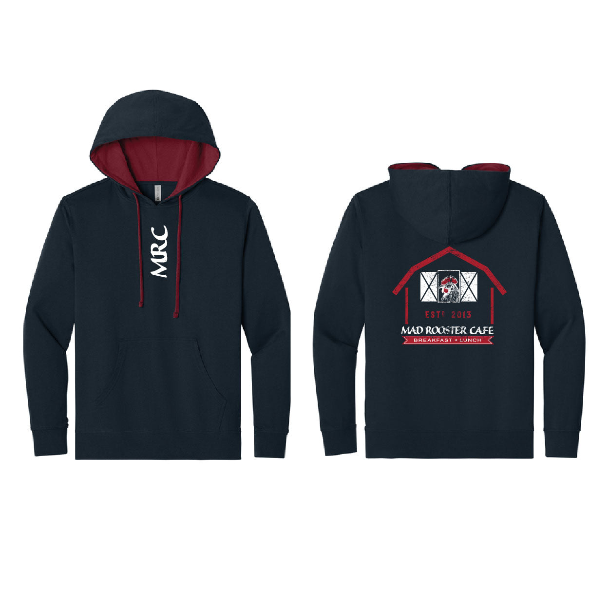 Design 2 - Next Level Apparel Laguna Hoodie - Mad Rooster